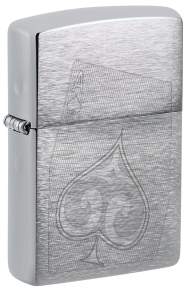 29685 Зажигалка ZIPPO с покрытием Brushed Chrome, латунь/сталь, серебристая, матовая, 38x13x57 мм