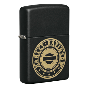 49197 - зажигалка Zippo Harley-Davidson® с покрытием Black Matte