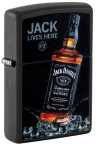 48290 - зажигалка Zippo Jack Daniel's® с покрытием Black Matte